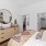 Bedroom with dresser and mirror